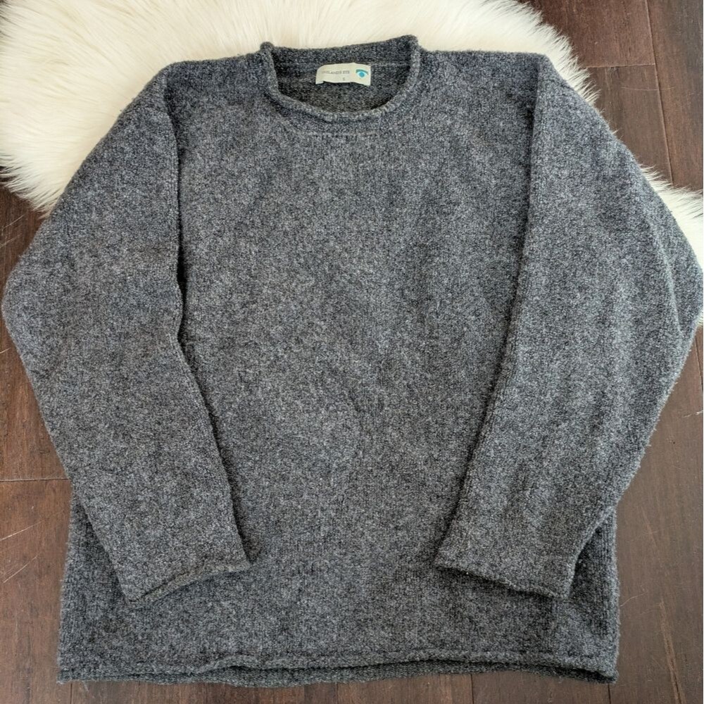 Ireland's Eye Knitwear Men's Roundstone Crewneck Sweater Lambswool Blend S Small